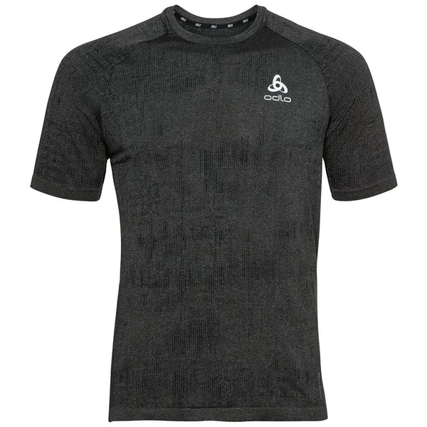 Odlo Blackcomb Pro Short Sleeve Black Grey T-Shirt - XL