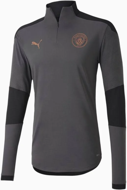 2020-2021 Man City Half Zip Training Top (Lilac Snow)