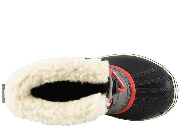 Sorel Kids& Yoot Pac Nylon Boot - Quarry, Sail Red