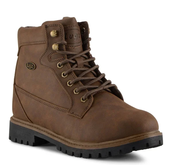 Lugz Men's Mantle Hi Lace Up Boots (Rust/Gum/Cream) - Size 7.0 D