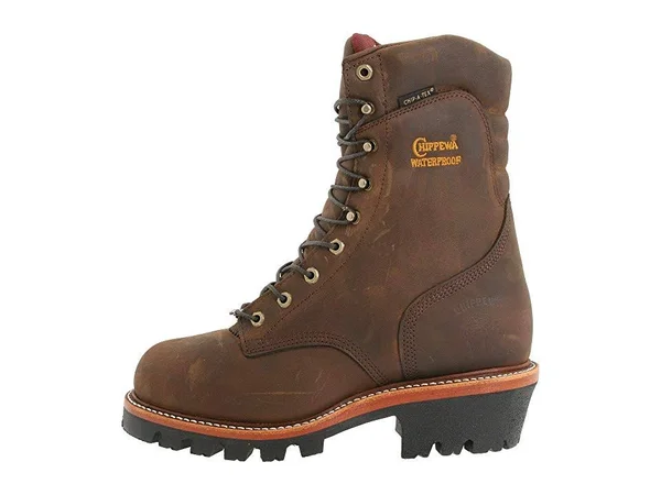 Chippewa Men's Bay Apache Logger Steel Toe 9 in. Boot