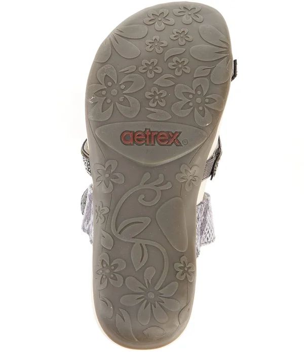 Aetrex Izzy Pewter Sparkle Women's Petwer - 40