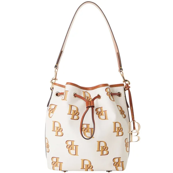Dooney & Bourke Monogram Drawstring - Beige
