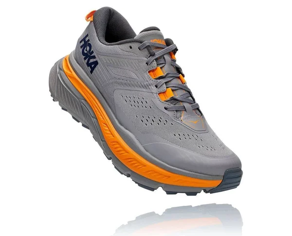 Hoka One One Men's Stinson ATR 6 Trail-Running Shoes Gray 8
