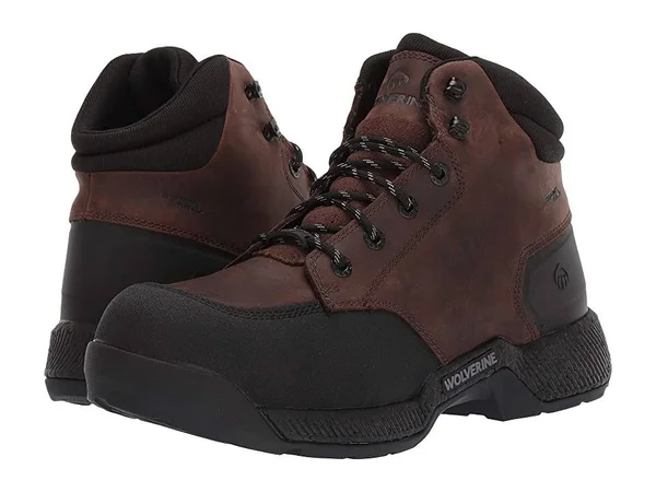 Wolverine Men's Carom 5x22 Carbonmax Boot Brown, Size 8.5 Extra Wide Width