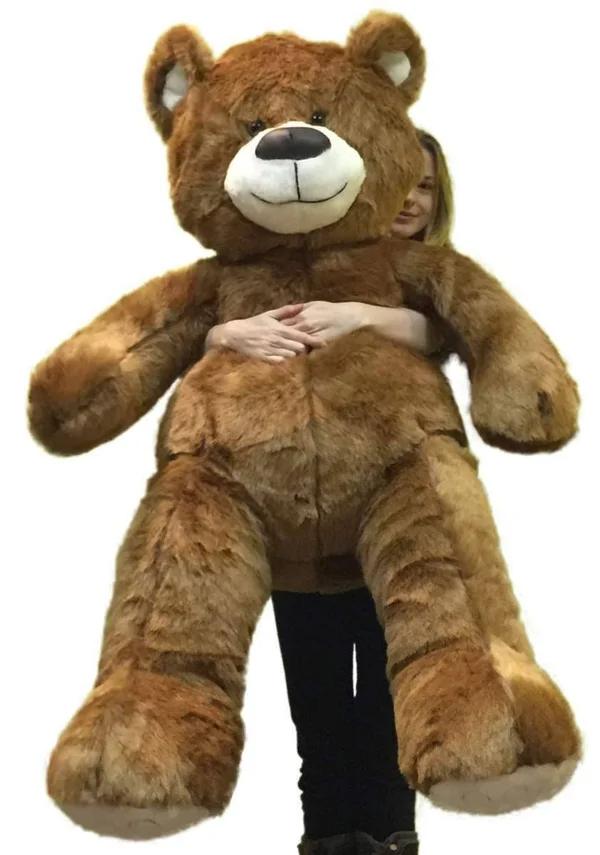 BigPlush Giant Brown Teddy Bear 5 Foot American Made Soft - Made in USA Stuffed Animal