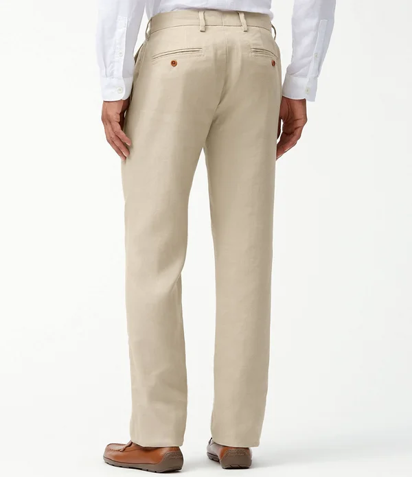 Tommy Bahama Mahalo Bay Flat-Front Pants - Mens, 40 34, Stone Khaki