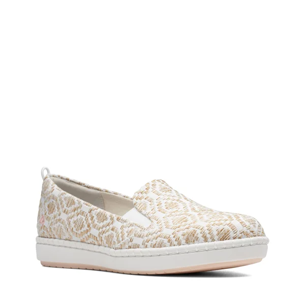 Clarks Step Glow Slip 8 Women's Natural