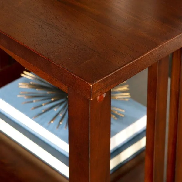 Linon Home Decro Myles Mission End Table - Espresso