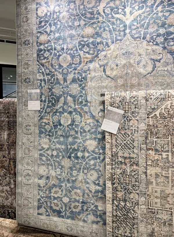 Loloi Chris Loves Julia Jules JUL-03 Antique Sky Area Rug - 2 ft 6 in x 12 ft