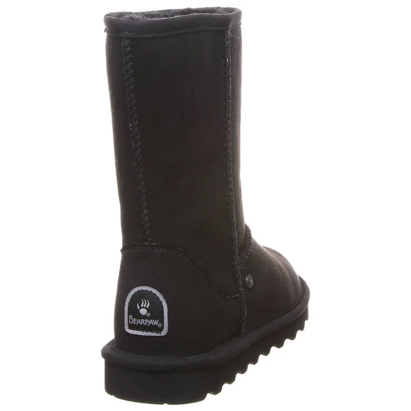 Bearpaw Elle Short Vegan Women's Boot - Black Size 8