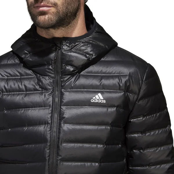 Adidas Varilite Hooded Down Jacket - Mens - Black