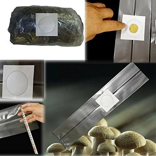 Amazing-us Mushroom Growing Bags/Farm-Mushroom Spawn 0.2 Micron Filter, 3 Mil Polypropylene, Size 5x22 x 5x22 x 19