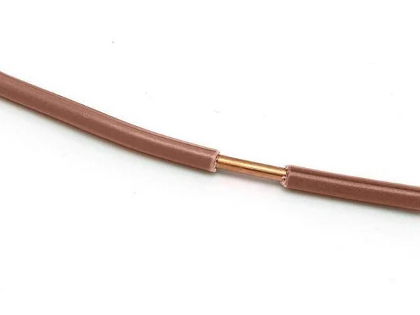 The Cimple Co - THHN - Building Wire - Brown Jacket - 10 Gauge Solid Copper UL UV - 200 ft