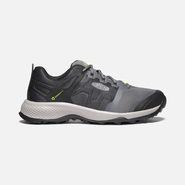 Keen Men's Explore Vent Shoe - 12 - Magnet - Chartreuse
