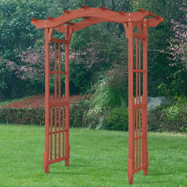 Convenience Concepts Oxford Garden Arbor - Red