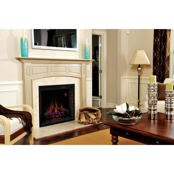 Classic Flame Electric Fireplace Insert, Black