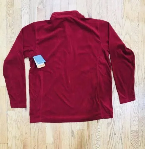 Columbia Men's Klamath Range II Half-Zip Top Red Element XL