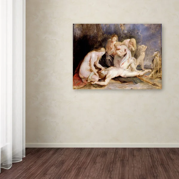 Trademark Fine Art 'Venus Mourning Adonis' Canvas Art by Peter Paul Rubens, Size: 18 x 24