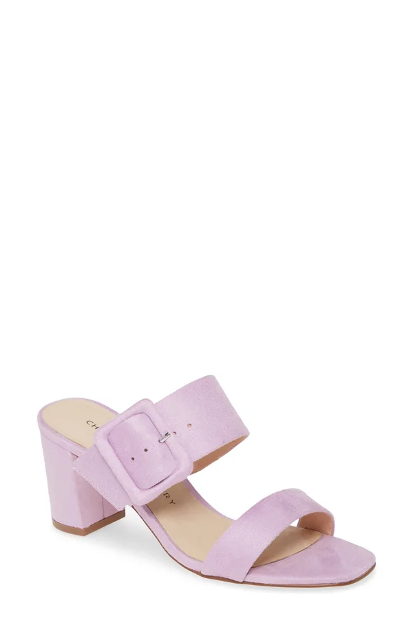 Chinese Laundry Women's Yippy Suede Sandal Lovelylilac 7.5