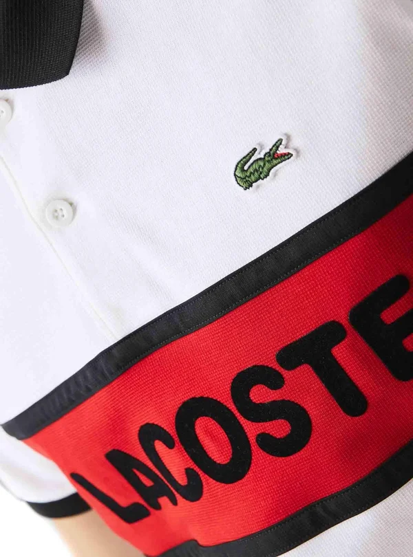 Lacoste Sport Short Sleeved Polo T Shirt White