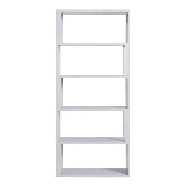 70.75x22 Montalva 5 Shelf Bookcase White Oak - HOMES: Inside + Out