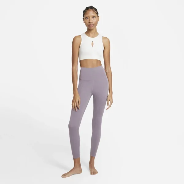 Nike Women's 7/8 Yoga Tights - XL, Purple