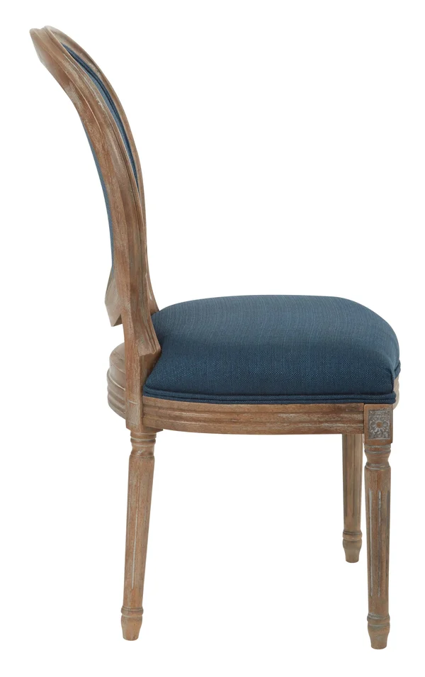 Ave Six Lillian Oval Back Dining Chair, Klein Azure