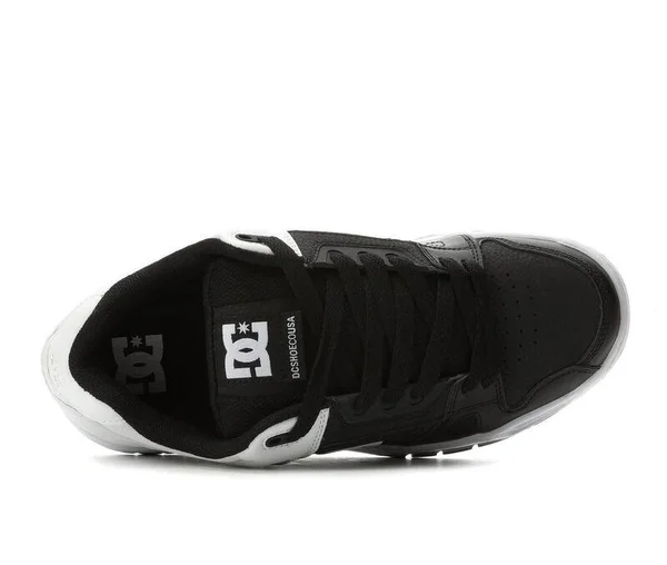 DC Stag Shoes Men's White/Black 9.5