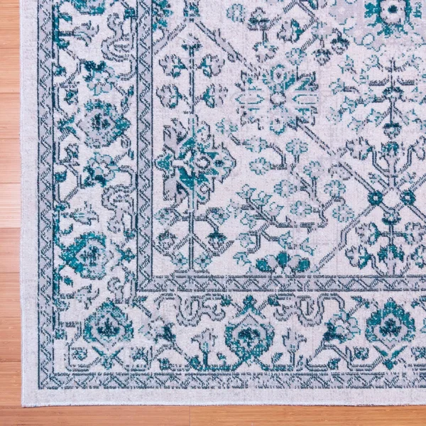 8&9x22 x 13& Vinca Gaven Outdoor Rug Blue - Avenue33