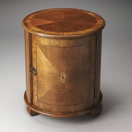 Schulthess End Table with Storage Astoria Grand Color: Olive Ash Burl