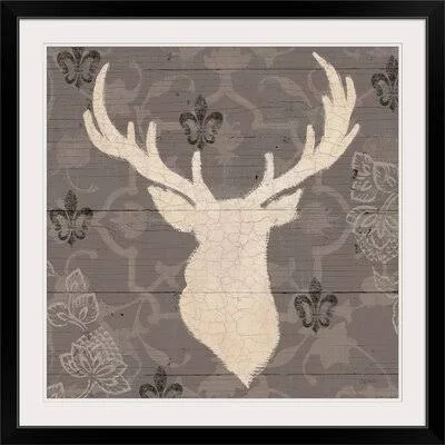 &Rustic Elegance I& by James Wiens Painting Print Great Big Canvas Format: Black Frame - Size: 24x22 H x 24x22 W x 1x22 D