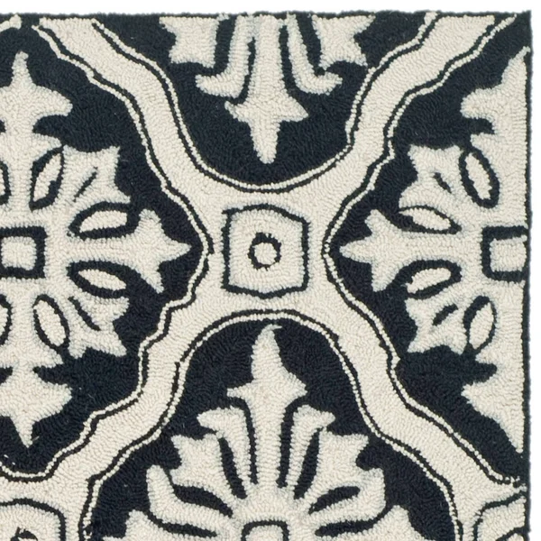 Safavieh DuraRug EZC122C 2&6x22 x 10&0x22 Runner Black Area Rug