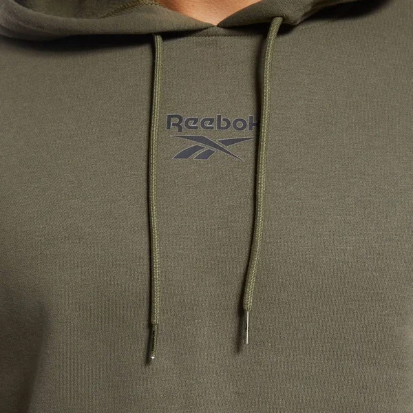 Reebok Training Essentials Tape Green Hoodie - S