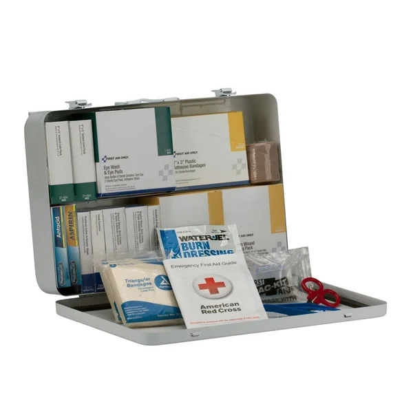 First Aid Only 90673 50 Person Vehicle ANSI A+ First Aid Kit, Metal Case