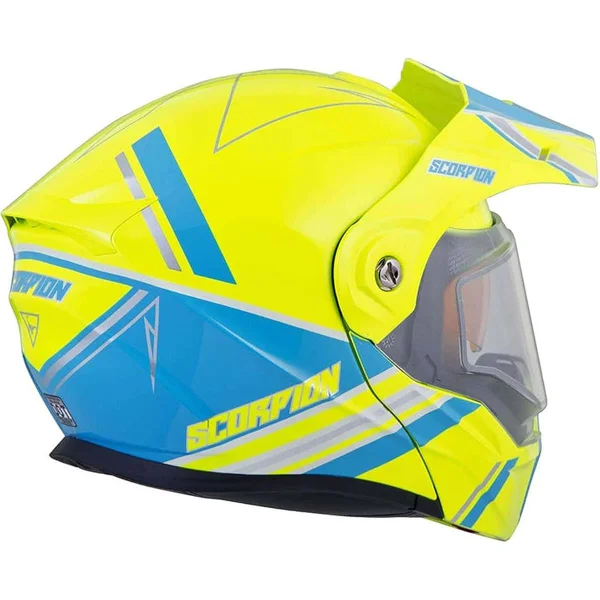 Scorpion Exo AT950 Helmet - Teton, Orange/Grey, Medium Street Helmet