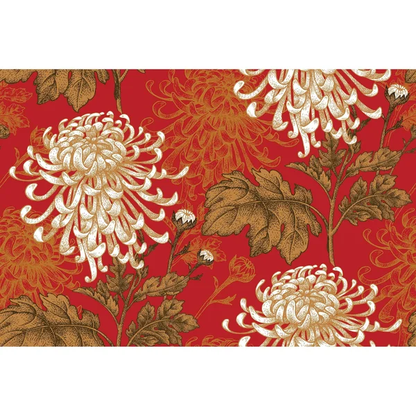 MuralsPrint Red Spider Vintage Floral Removable Wallpaper, Size: 10&Large x 24W, Gray
