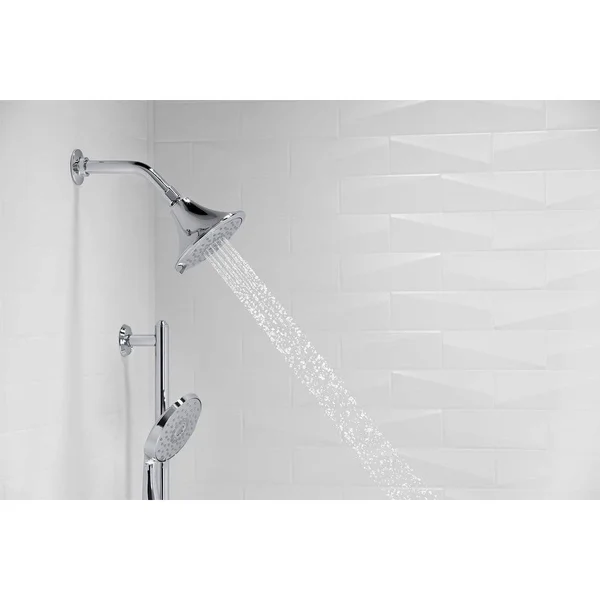 Kohler K-22169-G-BN Fort 1.75 GPM Multifunction Showerhead with Katalyst air-induction Technology Vibrant Brushed Nickel