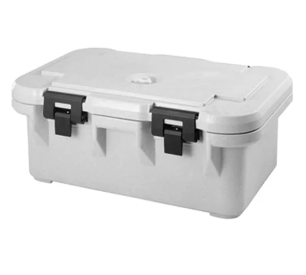 Cambro UPCS160480 Speckled Gray S-Series Ultra Food Pan Carrier Insulated Top Loading