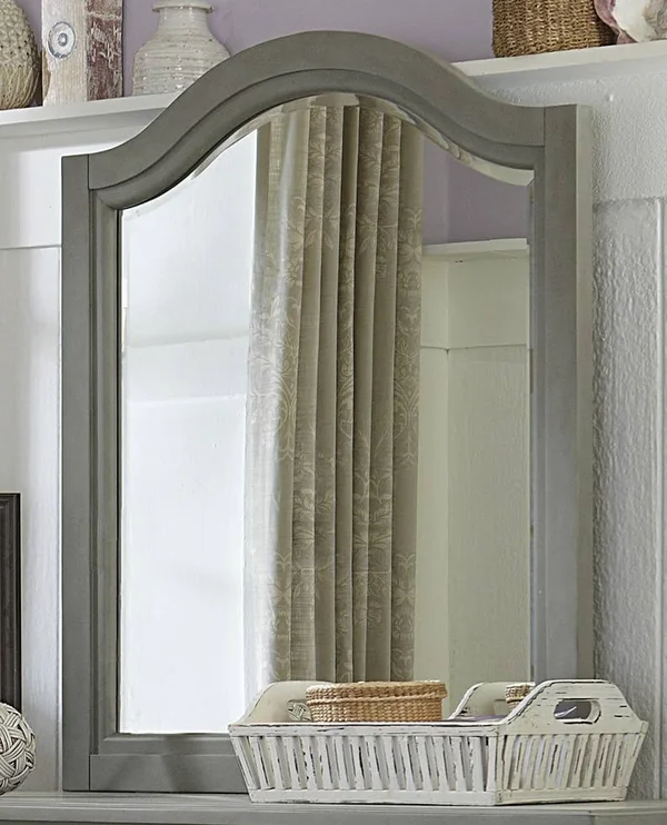 Ne Kids Lake House Arched Mirror in Stone