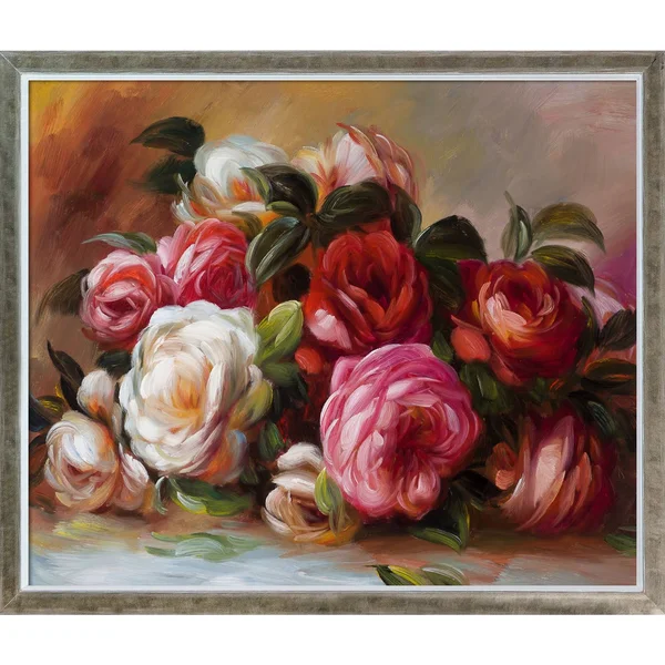 Discarded Roses with Champagne Silhouette