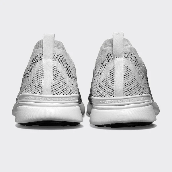 APL Women's Techloom Breeze White/Black Ombre Shoes in Size 9 - Athletic Propulsion Labs