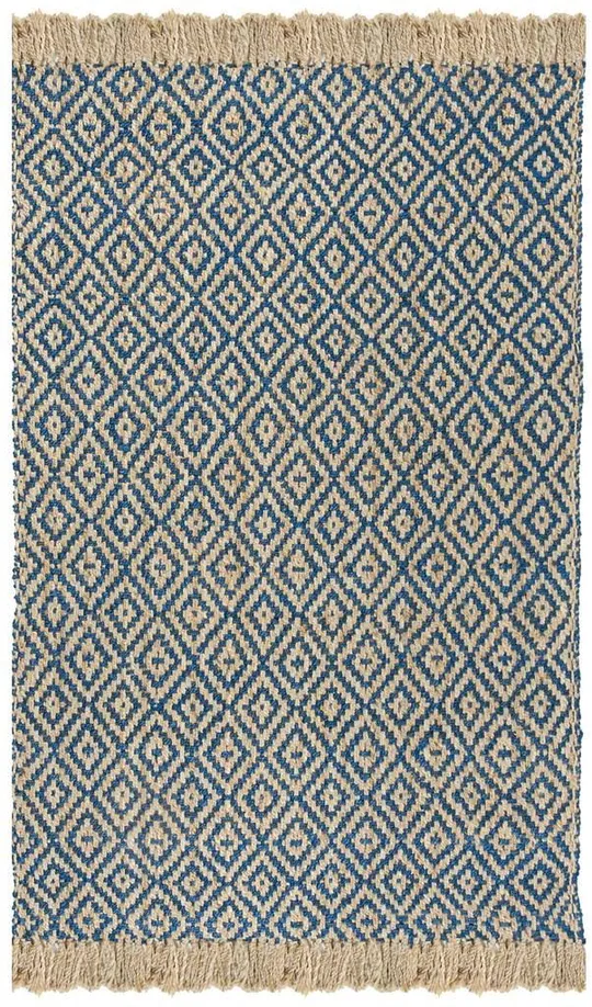 Safavieh Natural Fiber NF266D Area Rug Tropical Blue - Natural 6& x 9& Rectangle