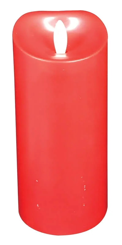 Santas Forest 2957108 7 in. Dust Free Candle Red Cinnamon