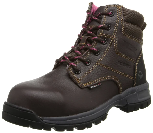 Wolverine Piper Waterproof Composite-Toe 6 inch Work Boot, Women's, Size: 5, Brown