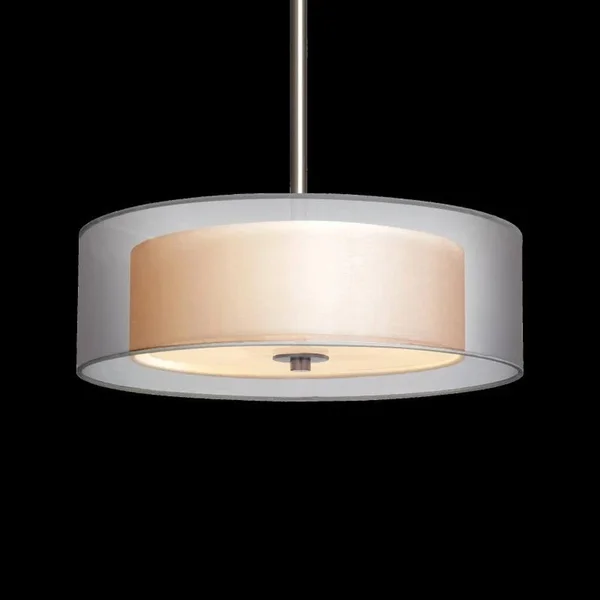 Sonneman 6022.13 - Puri 22x22 Pendant, Satin Nickel