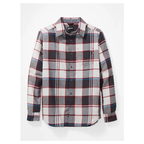 Marmot Fairfax Midweight Flannel Long-Sleeve Shirt - Men's Dark Charcoal - XL