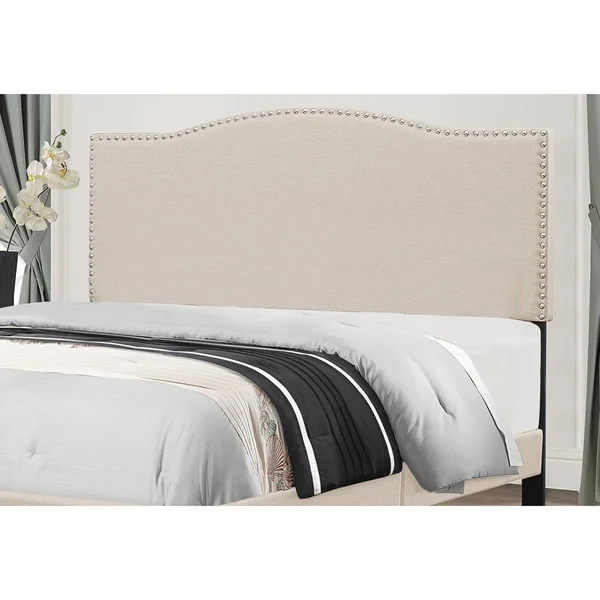 Hillsdale Furniture Kiley Headboard - King - Headboard Frame Included - Linen Fabric