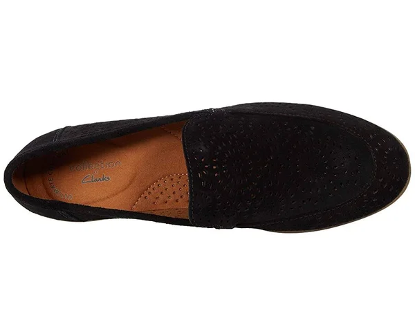 Clarks Womens Trish Calla Black Size 7.5