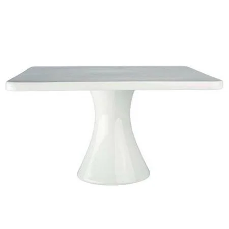 BIA Cordon Bleu Square Cake Stand, White, 11x22 x 6.25x22